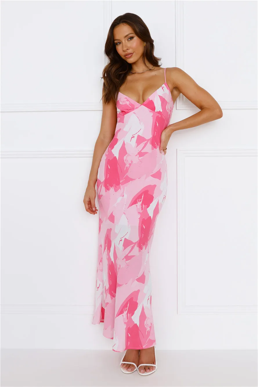 Soft Music Maxi Dress Pink