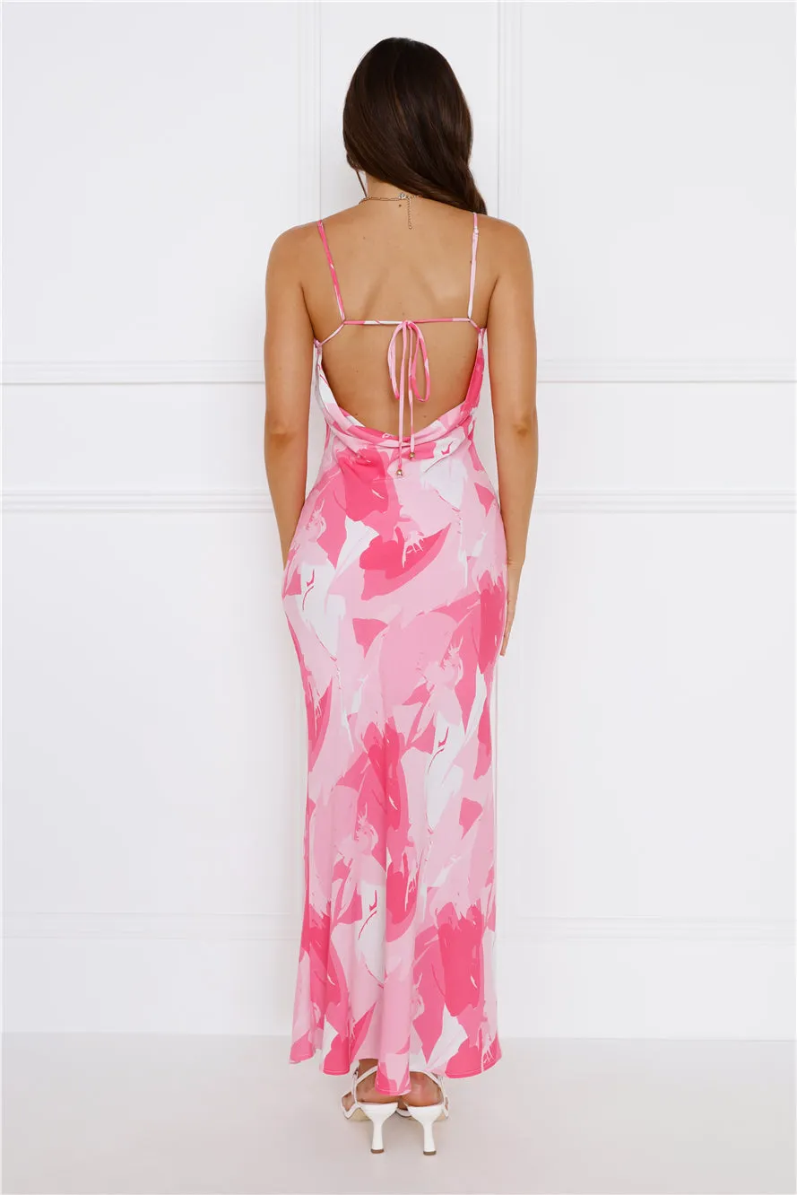 Soft Music Maxi Dress Pink