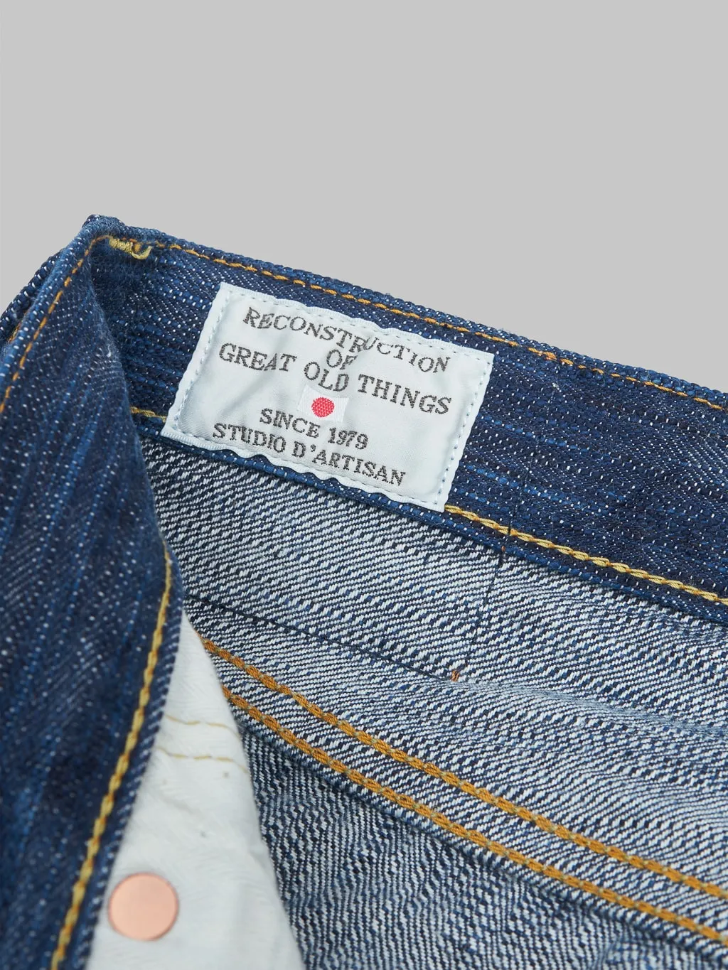 Studio D'artisan D1866 15oz "Tokushima Awa Shoai" Regular Straight Jeans