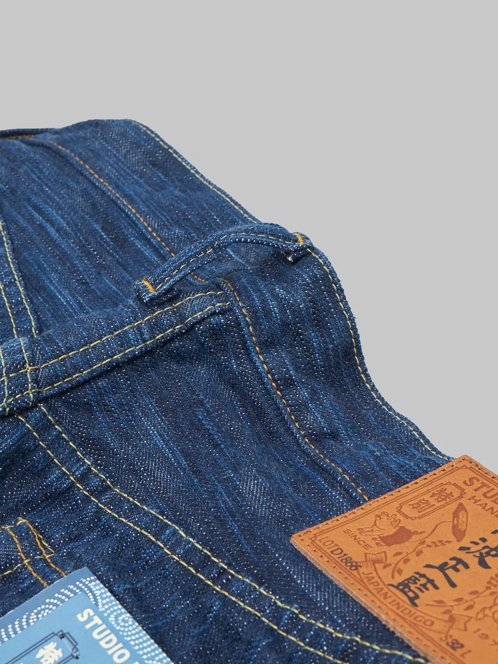 Studio D'artisan D1866 15oz "Tokushima Awa Shoai" Regular Straight Jeans