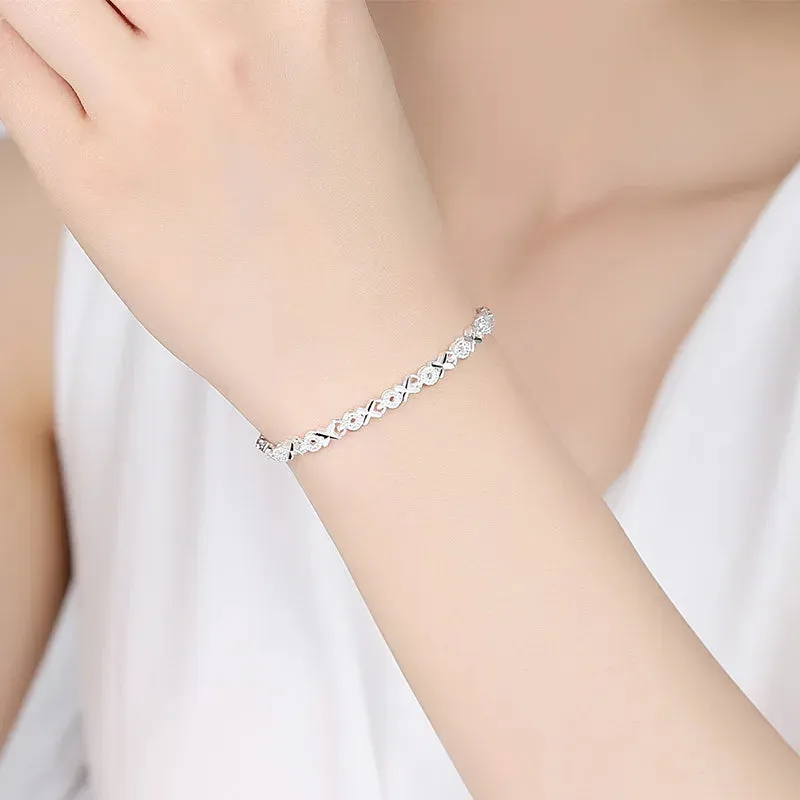 Stylish 925 Sterling Silver Multiple Styles Bracelet Chain for Women | High-Quality Fashion Jewelry for Weddings and Parties | Perfect Gift