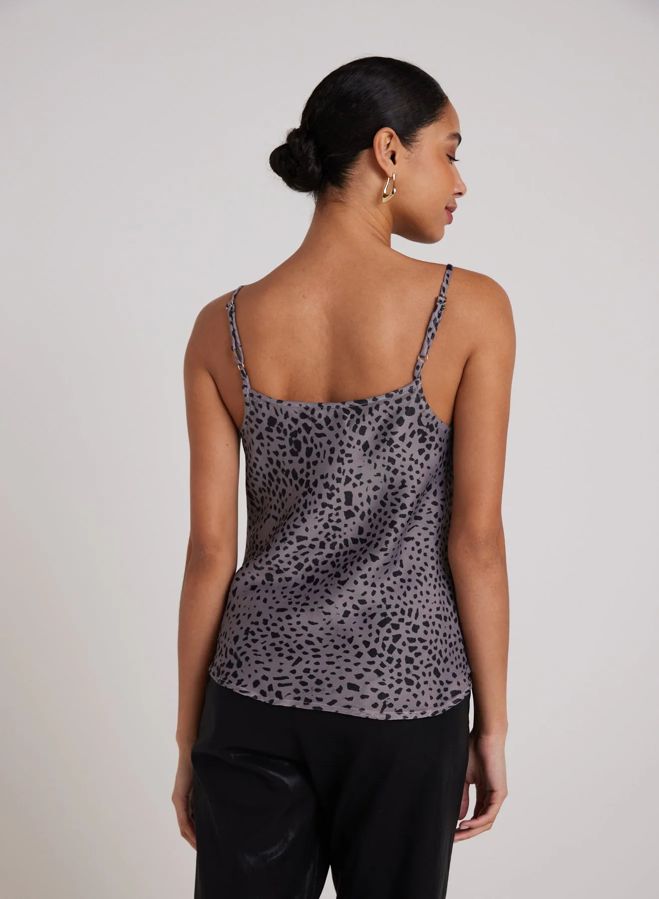 V-Neck Camisol - Onyx Steel