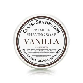 Vanilla Scent - Classic Shaving Mug Soap - 2.5" Regular Size