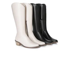 Women Leather Boots Knee-High Fashion Boots Catalina