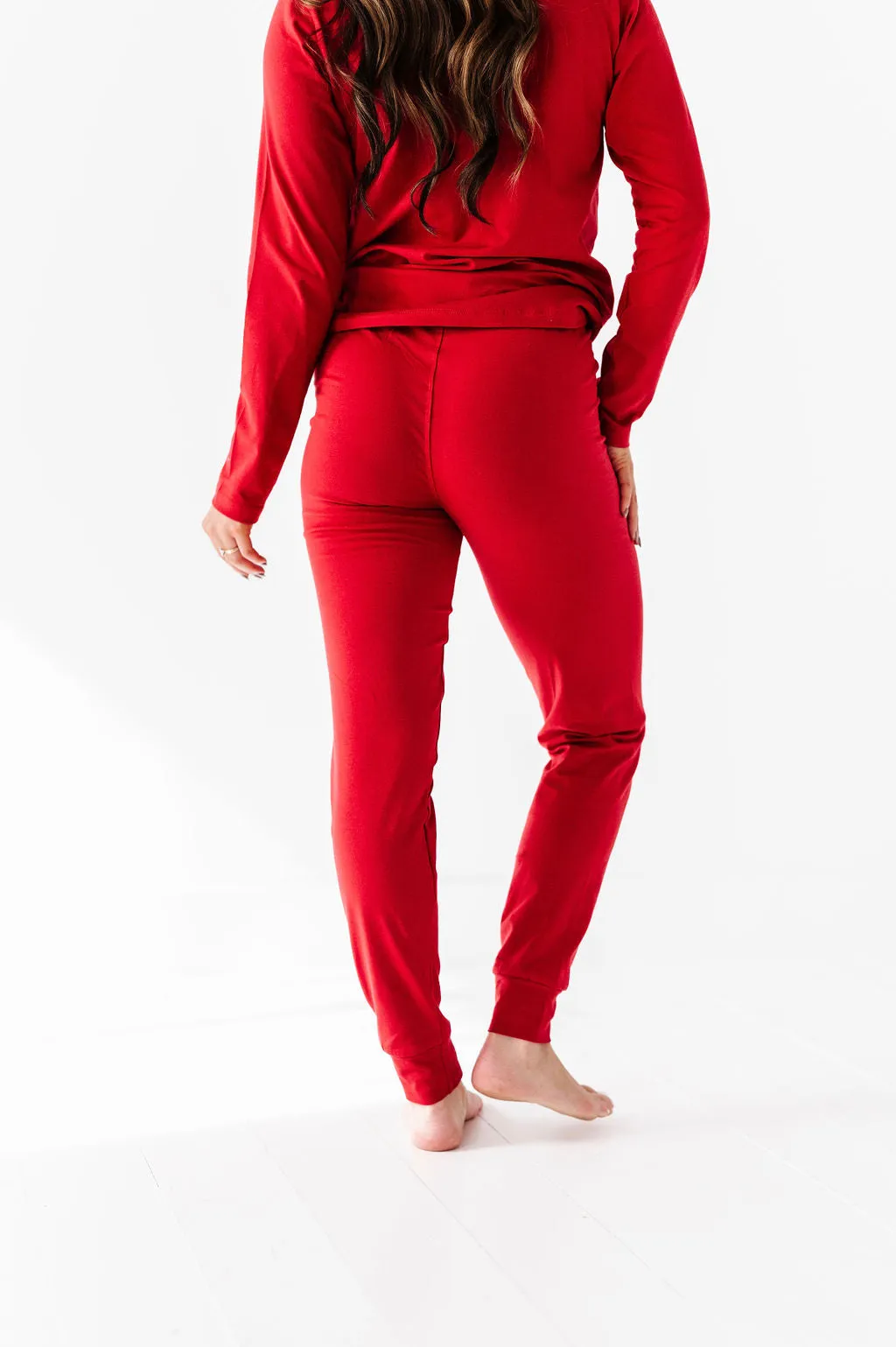 Women's Classic Red Holiday Pajama Set