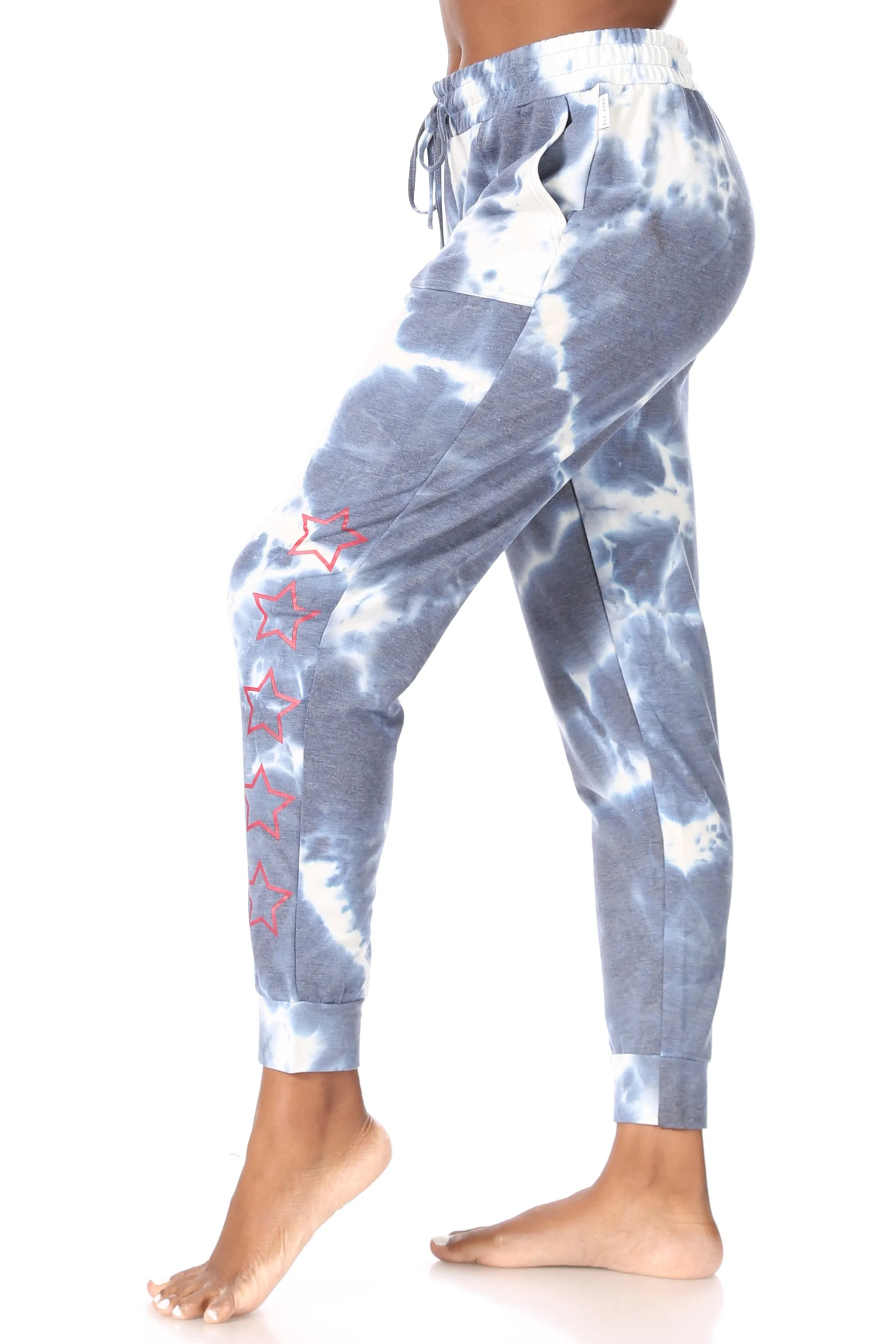 Women's Tie-Dye Drawstring Jogger with Pockets