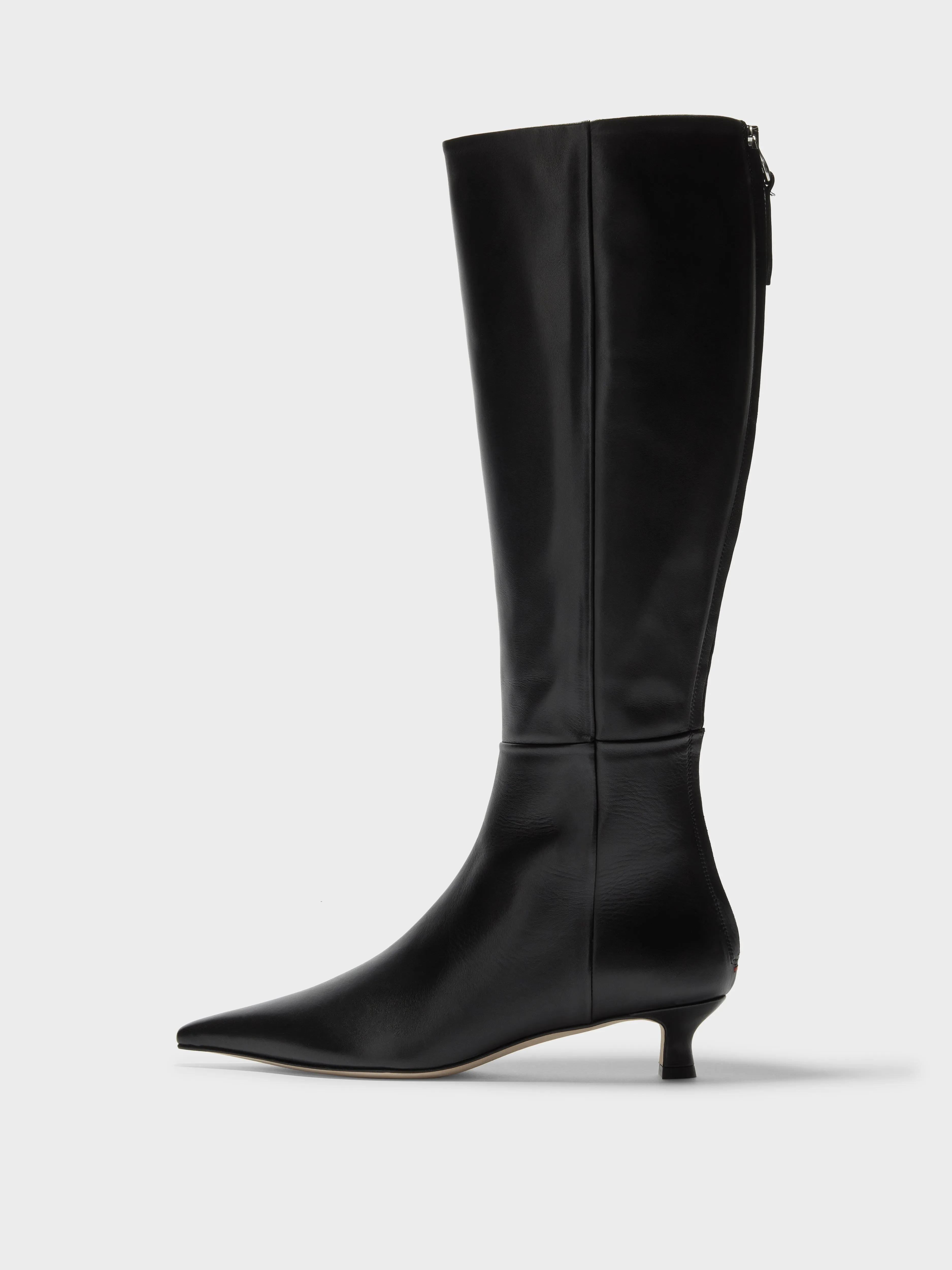 Zazie Leather Knee-High Boots